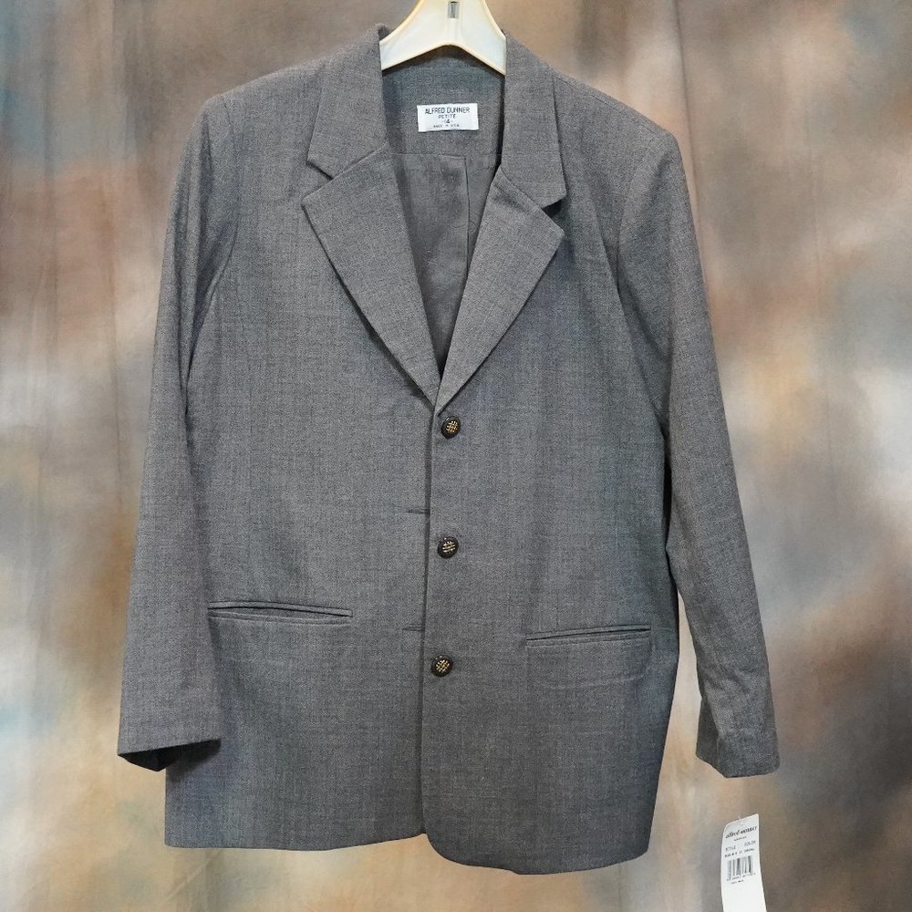 Vintage Alfred Dunner Womens Suit Jacket NWT Petite Size 14